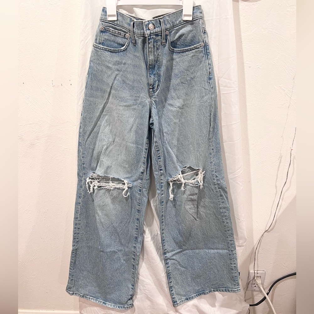 MADEWELL Super Wide Leg Jeans